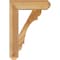Ekena Millwork Olympic Craftsman Rough Sawn Bracket, Western Red Cedar, 4"W x 18"D x 26"H BKT04X18X26OLY04RWR - alternate 2